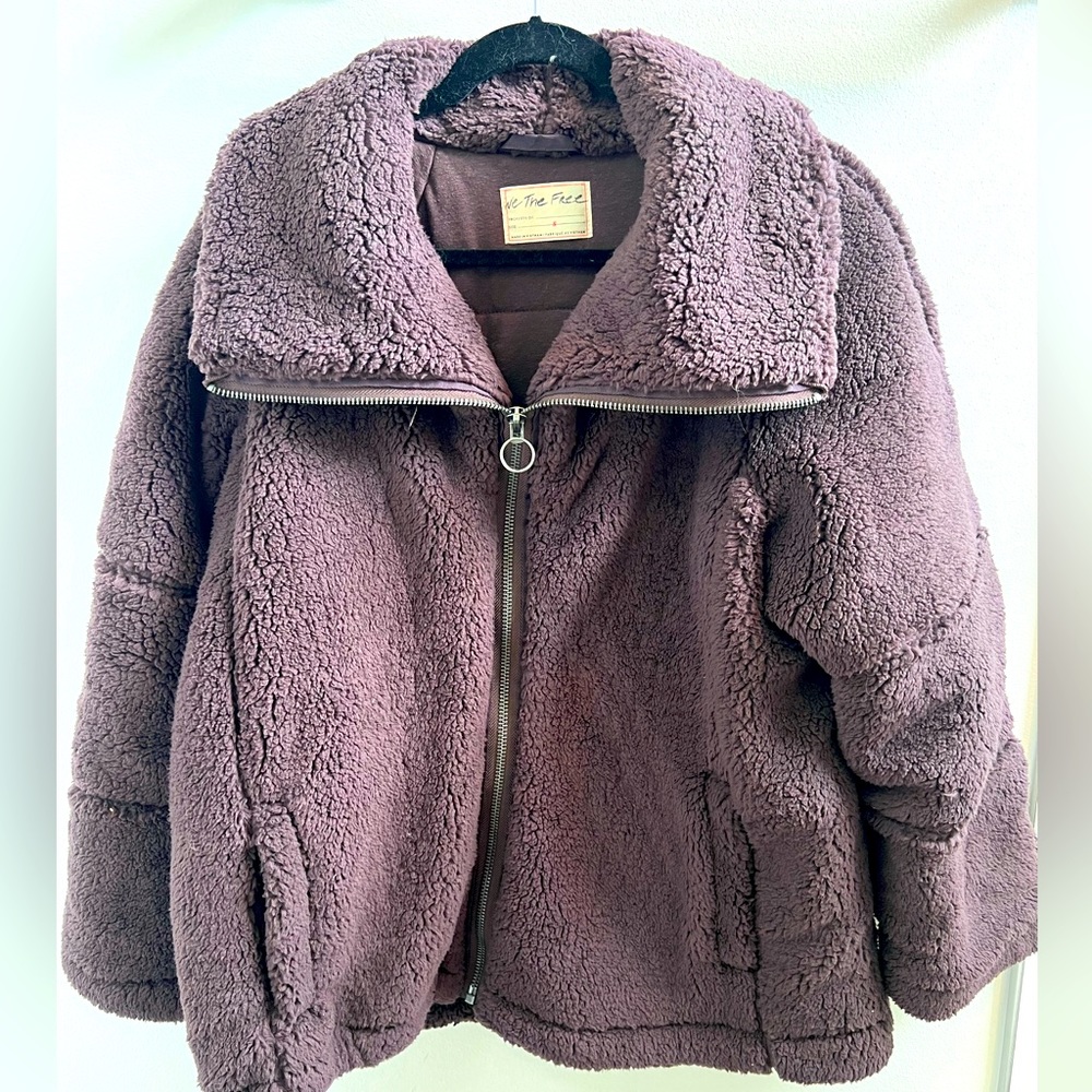 Free People Raya Cozy Teddy Coat